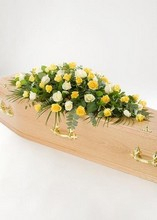 Coffin Spray Yellow White