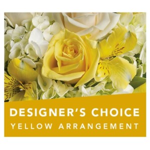 Designer's Choice Yellow Arrangement
