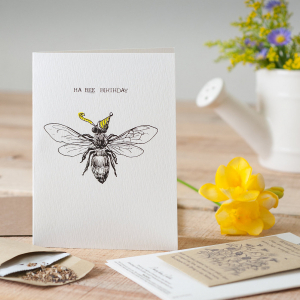 Ha-Bee Birthday Seed Card