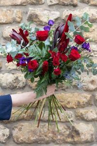 Red and Purple bouquet
