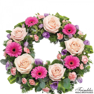 Rose & Gerbera Wreath