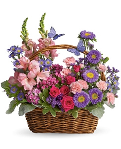 Basket Of Blooms #T0483