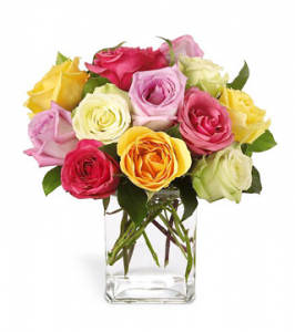 Mixed Color Roses #4107X