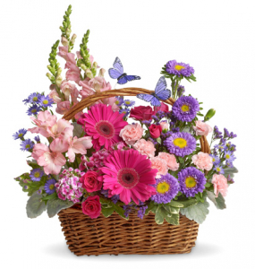 Basket Of Blooms Deluxe #