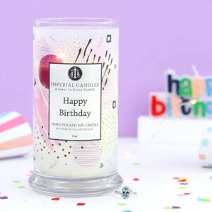 Imperial Candle Happy Birthday! 2 In 1 Gift