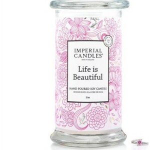 Imperial Candle Life Is Beautiful ! 2 In 1 Gift