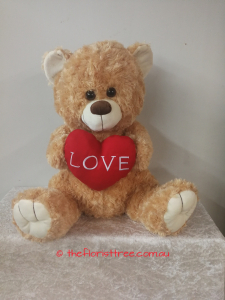Love Bear With Red Rose