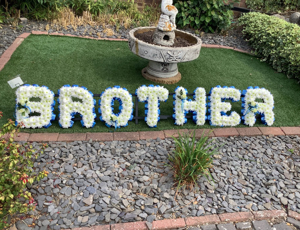 Brother Funeral Lettering
