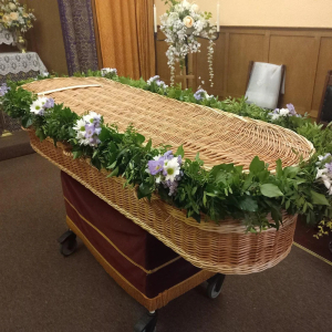 Garland For Wicker Coffin