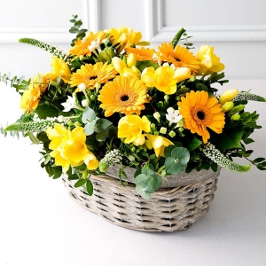 Fresh Floral Basket