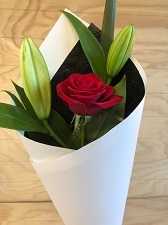White Lily And Red Rose