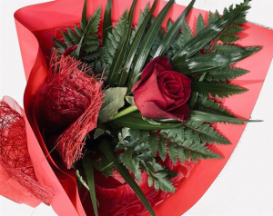 Valentines Single Rose