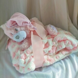 Snuggles Pink Baby Bear
