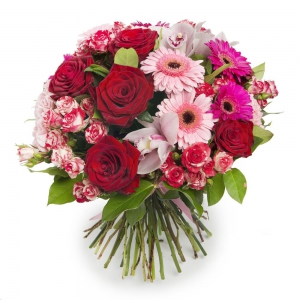 Bouquet Red And Pink