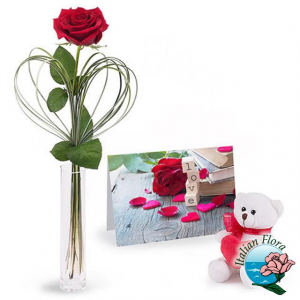 1 Red Rose Package