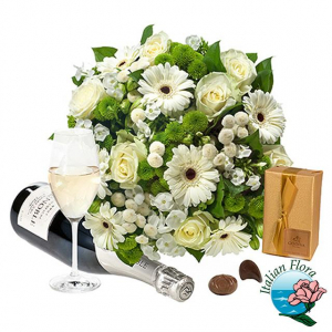 White Bouquet Package