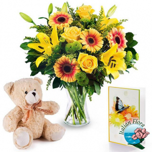 Yellow Bouquet Package