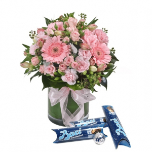 Pink Bouquet With Baci