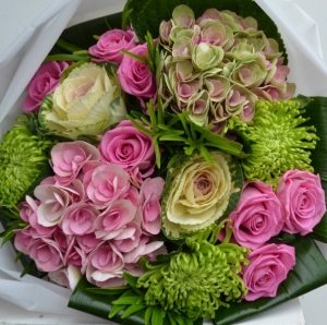 Pink & Green Bouquet