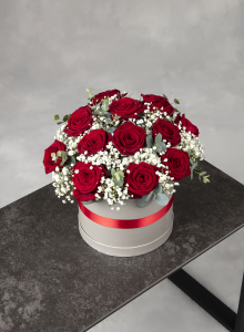 Luxury Red Rose Hatbox9