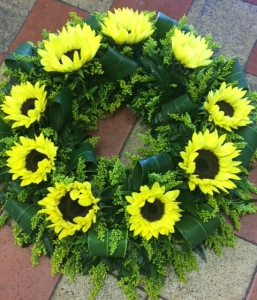 Sunflower Wreath.