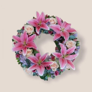 Lily & Rose Wreath