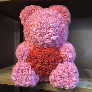 Pink Forever Rose Teddy