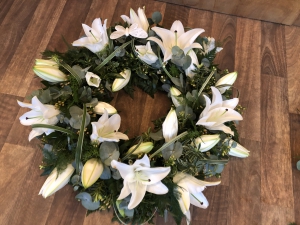 Luxury Lily Wreath