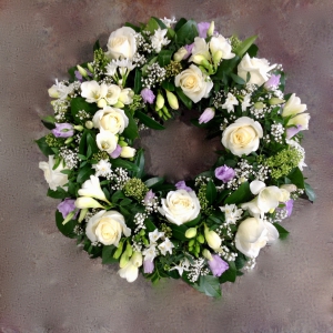 A Hint Of Lilac Wreath