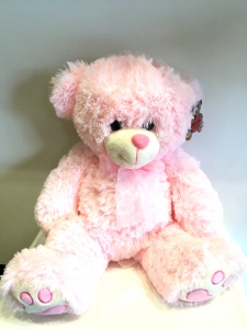Charlie Medium Pink Bear