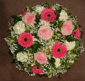Pink And White Posy