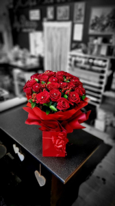 All In Red Bouquet