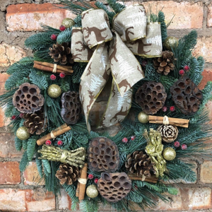 Traditional Door Wreath