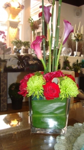 Box Vase Arrangement