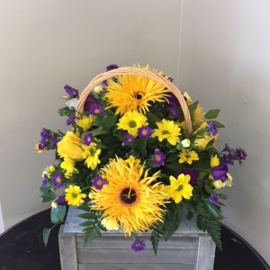 Gold And Yellow Basket