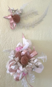 Blush Corsage Set