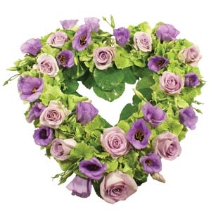 Lilac & Lavender Heart