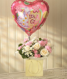 Pink Lullaby Balloon Gift