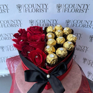 Chocolate And Rose Hatbox