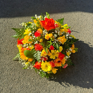 Autumnal Posy In A Dish