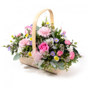 Graceful Floral Basket