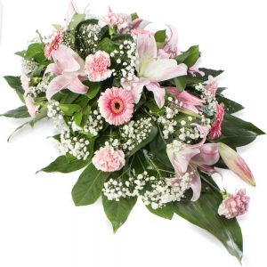Coffin And Casket Floral (Pink)