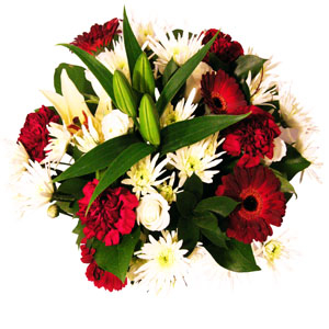 Red & White Bouquet