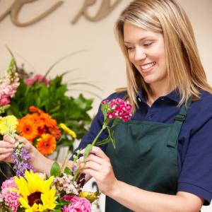  - Seasonal cut flowers of the florists choice.