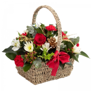  Order Santa’s Basket  flowers