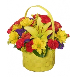 Bright And Sunny Basket