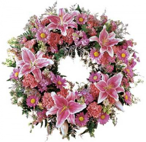 All Pink Wreath
