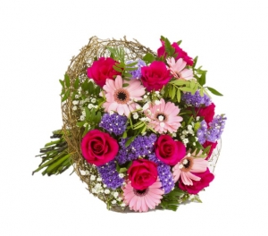  - Red and pink bouquet
